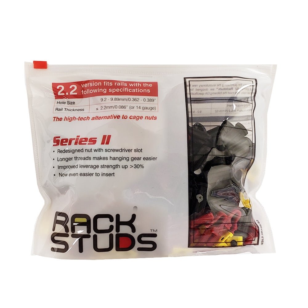 Rack Studs Series II - Maroon (Rail Thickness up to 2.2mm) – Generic – Screws, Cage Nuts & Accessories (photo 3)