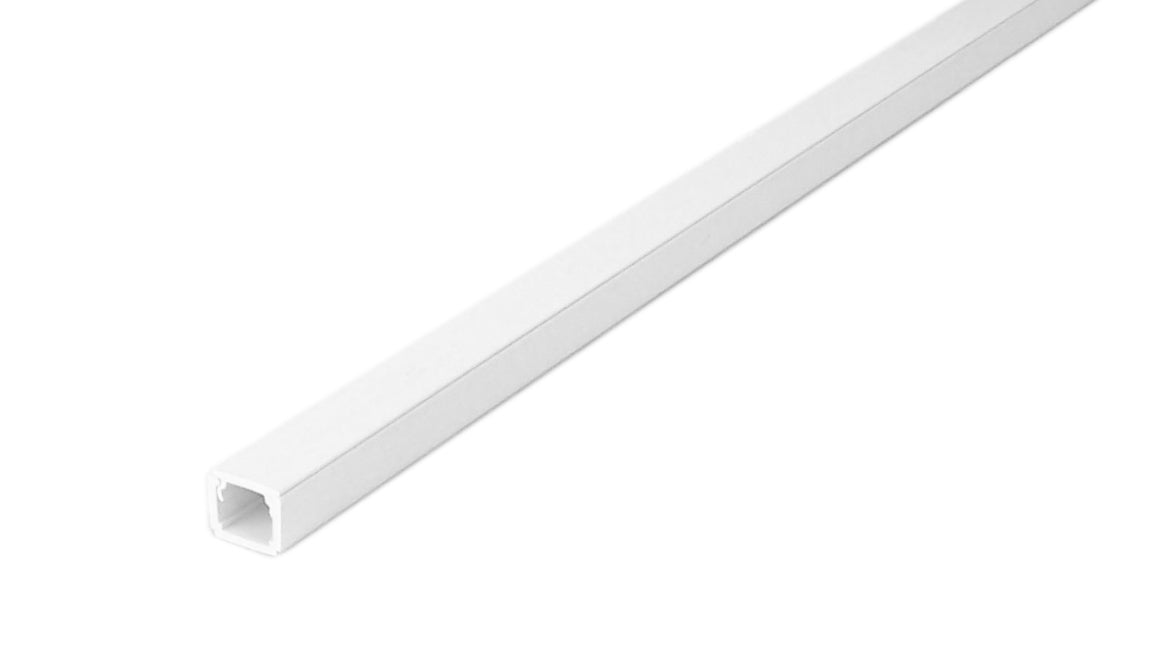 Perplas 6ft Raceway Cable Concealer with Adhesive Tape Type-1, 5/8 inch x 1/2 inch - White – Generic