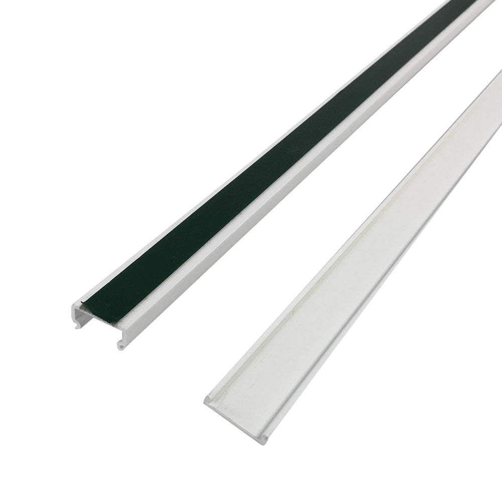6ft Raceway Cable Concealer 19mm x 11mm with Adhesive Foam Tape - White – Generic (photo 2)