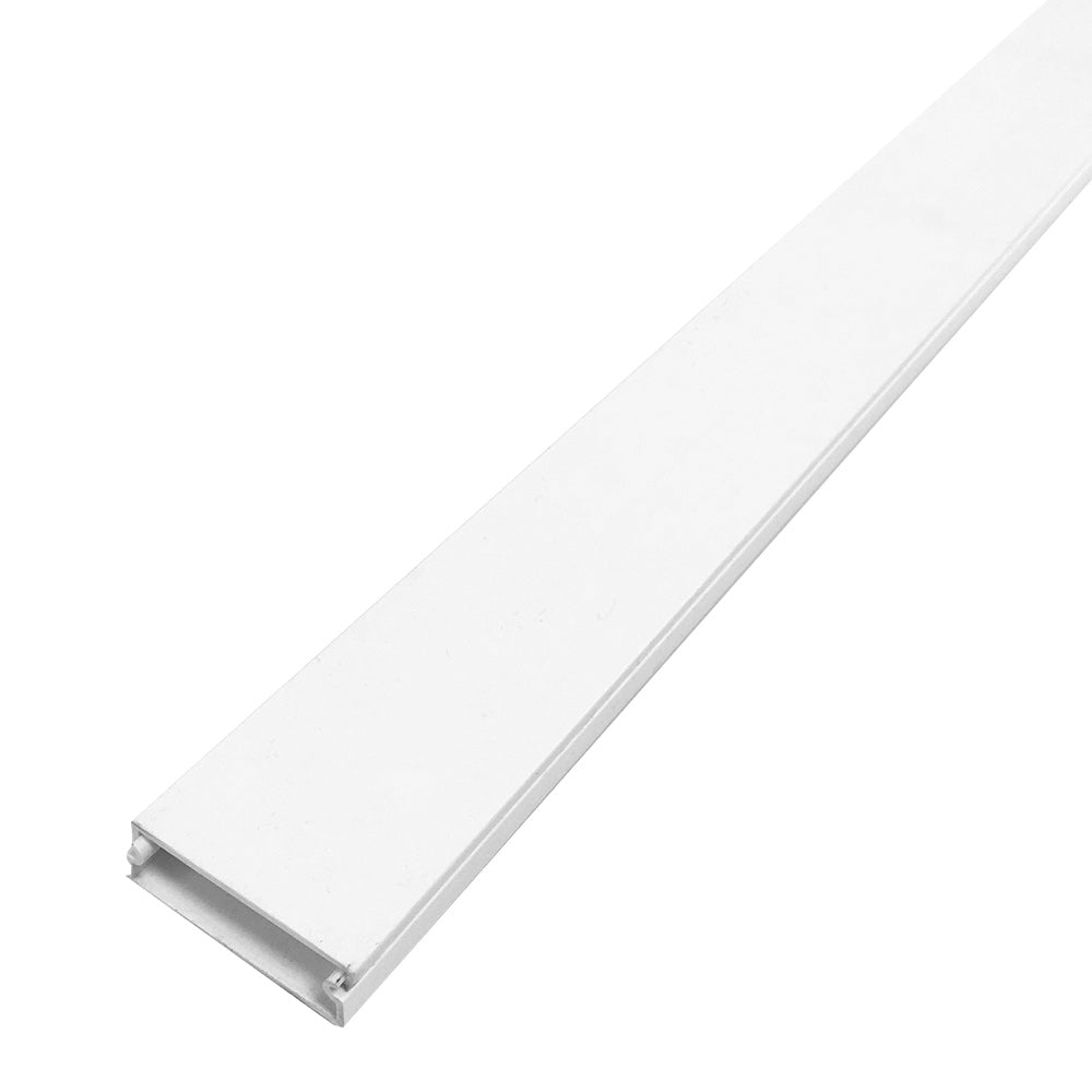 6ft Raceway Cable Concealer 38mm x 11mm with Adhesive Foam Tape - White – Generic