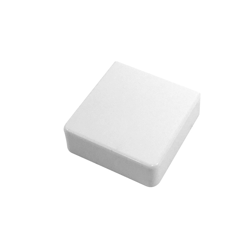 End Cap for 38mm x 11mm Raceway - White – Generic