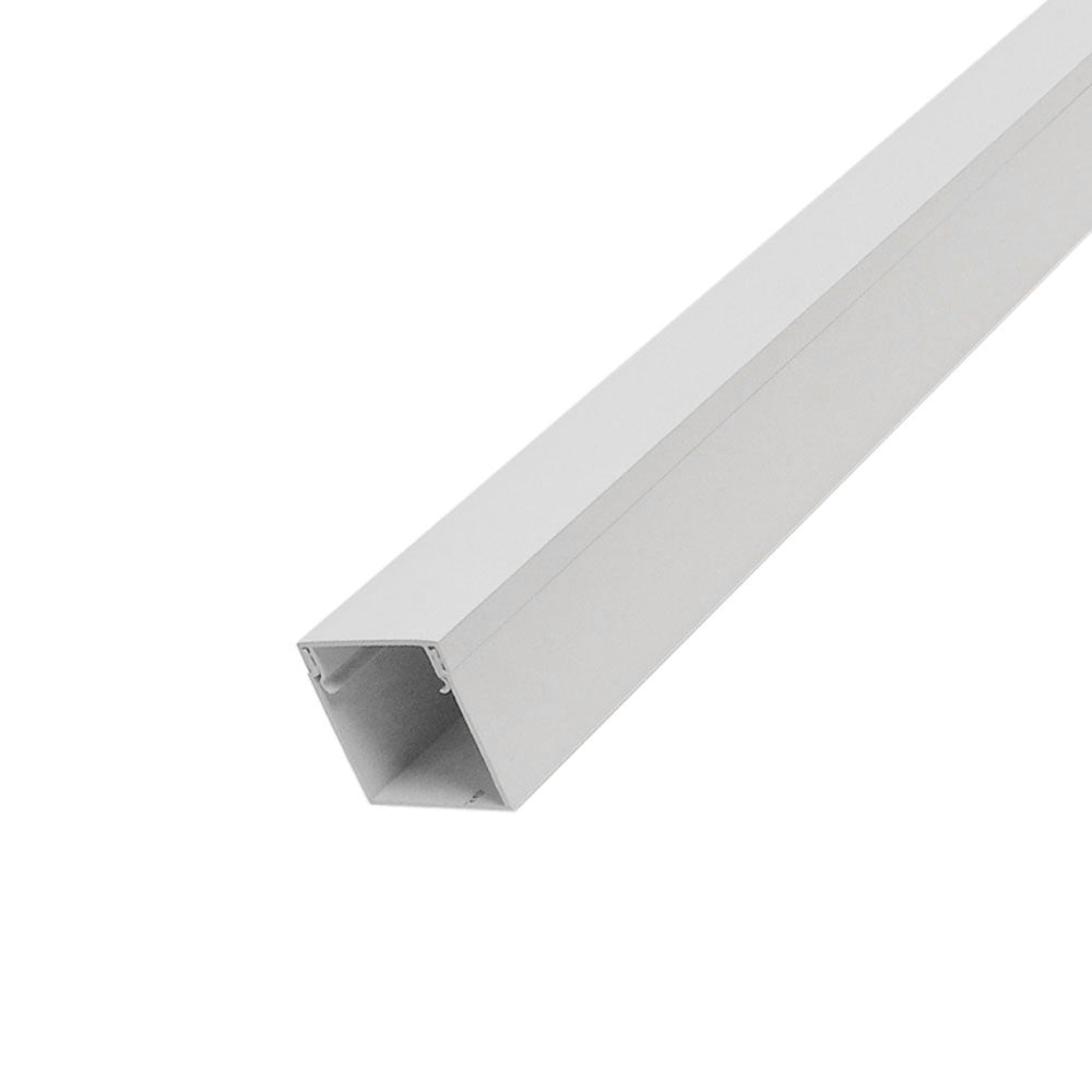 6ft Raceway with Adhesive Tape - 2 inch x 2 inch - White – Generic