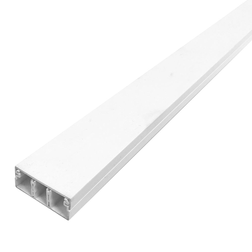 6ft Raceway Cable Concealer 50mm x 20mm with Adhesive Foam Tape - White – Generic
