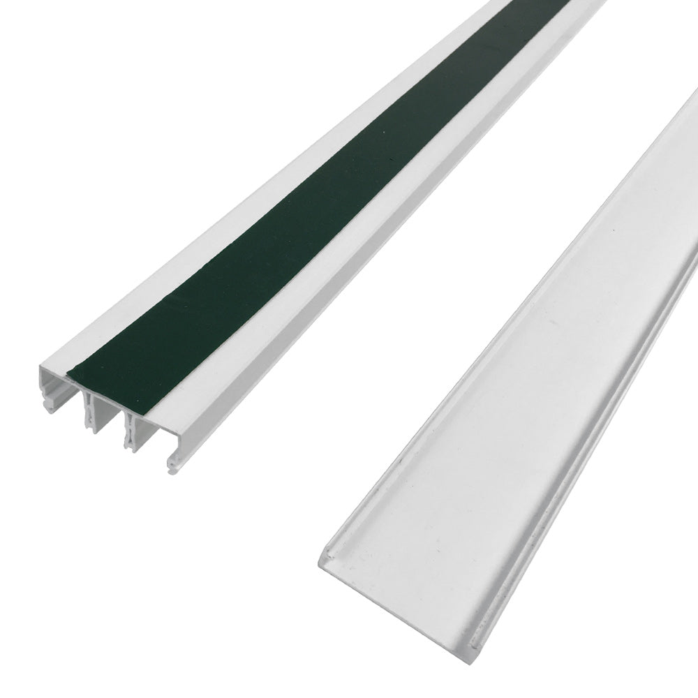 6ft Raceway Cable Concealer 50mm x 20mm with Adhesive Foam Tape - White – Generic (photo 2)