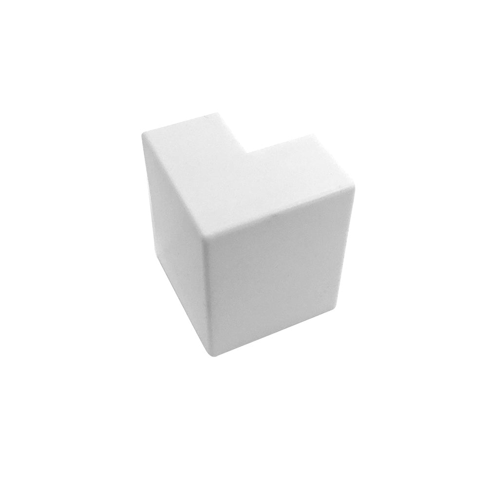 Outside Corner for 50mm x 20mm Raceway - White – Generic – Raceway Accessories