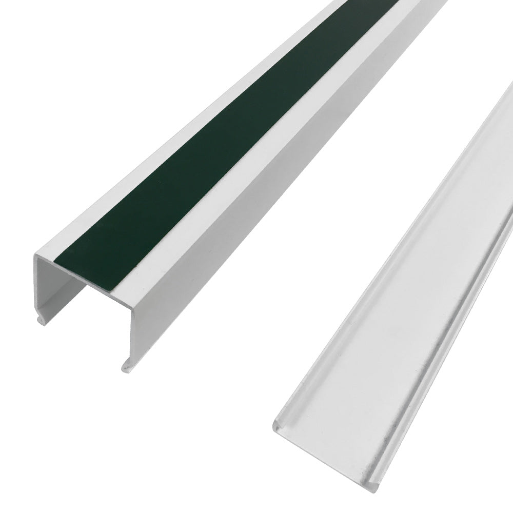 6ft Raceway Cable Concealer 50mm x 50mm with Adhesive Foam Tape - White – Generic (photo 2)