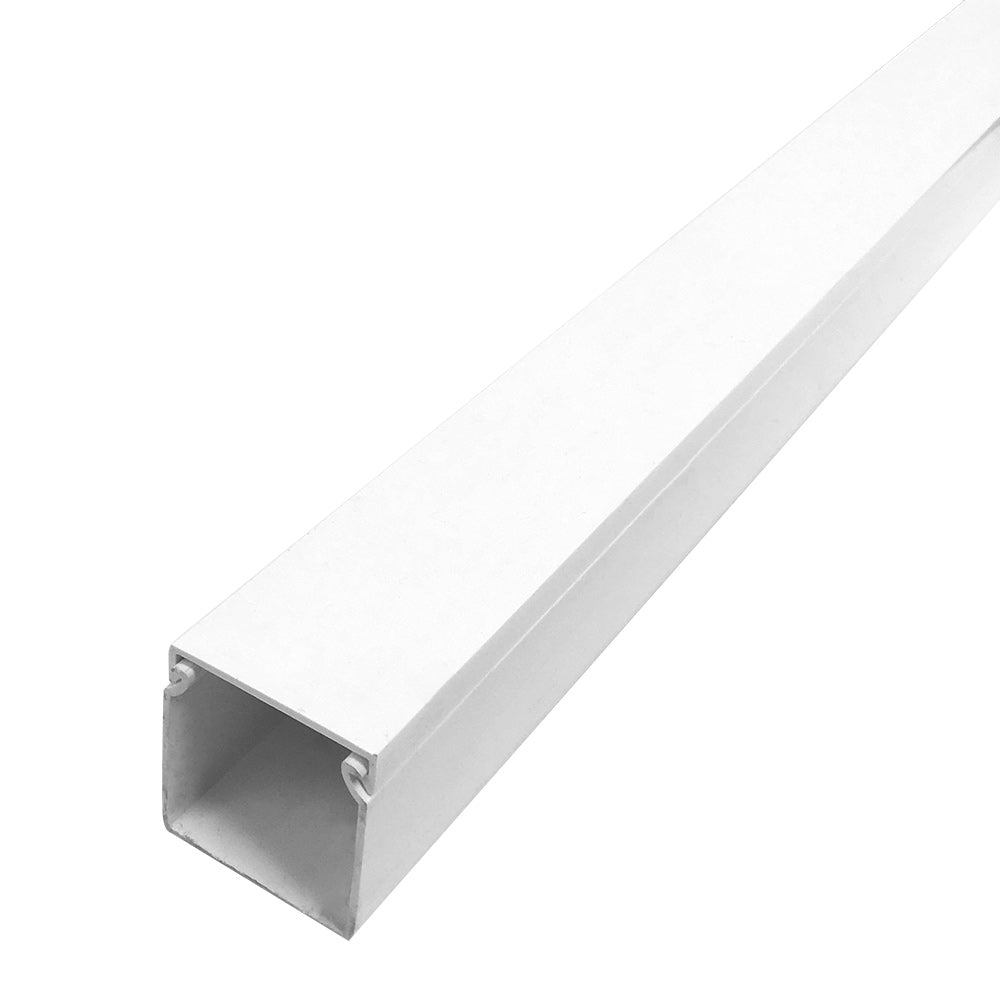 6ft Raceway Cable Concealer 50mm x 50mm with Adhesive Foam Tape - White – Generic