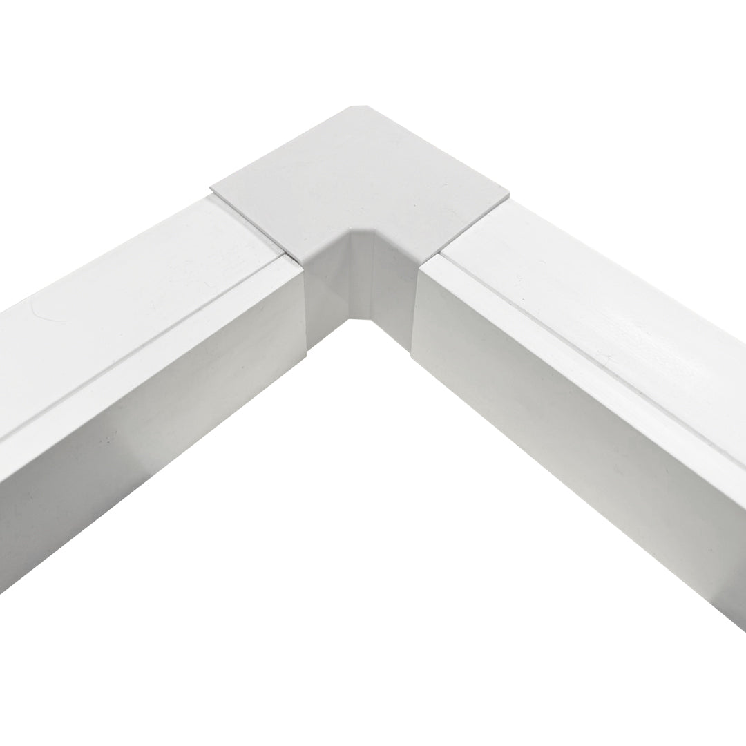 Inside Corner for 50mm x 50mm Raceway - White – Generic – Raceway Accessories (photo 2)