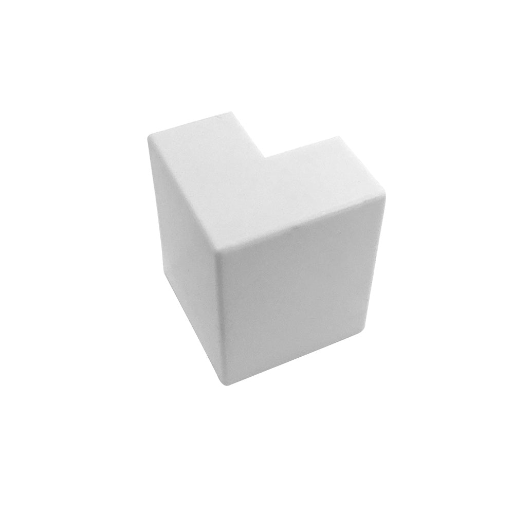 Outside Corner for 50mm x 50mm Raceway - White – Generic – Raceway Accessories
