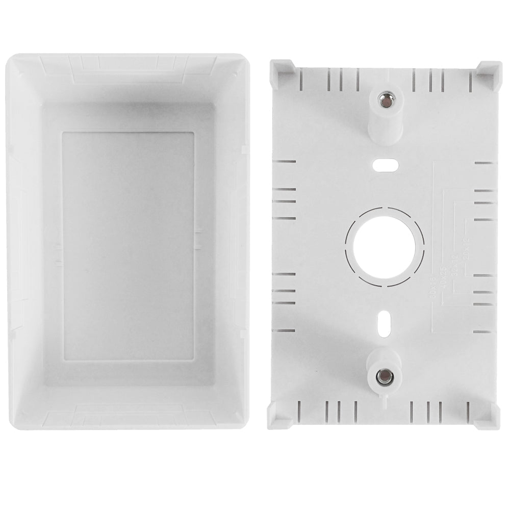 Raceway Single Gang Box - White – Generic – Raceway Accessories (photo 2)