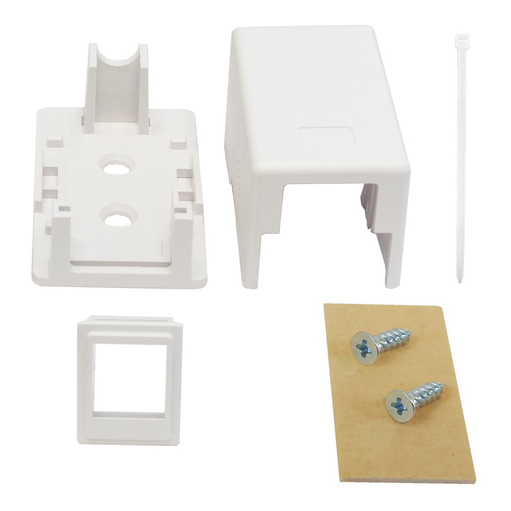 Surface Box 1 Port White – Generic – Surface Boxes (photo 2)