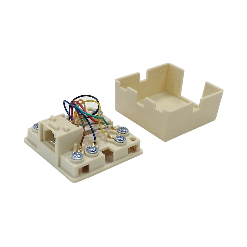 RJ31X RJ45 Surface with 2ft RJ45 to Spade Lug Cable – Generic – Surface Boxes (photo 2)
