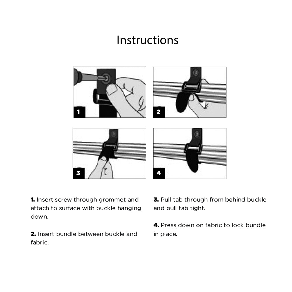 Rip-Tie EconoCinch-EG Screw Down - Pack of 20 – Generic – Hook-and-Loop Wraps & Fasteners (photo 2)