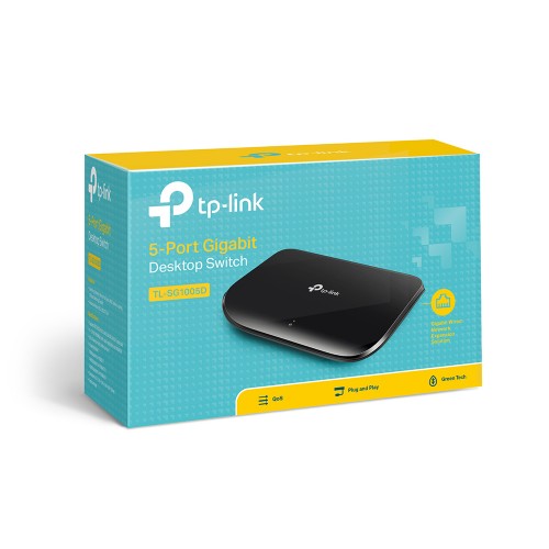 TP-Link TL-SG1005D 10/100/1000Mbps Unmanaged 5-Port Gigabit Desktop Switch