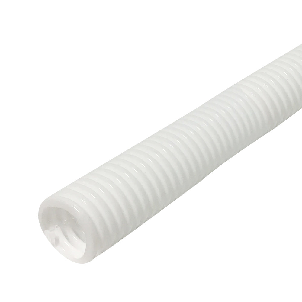 300ft 1 inch Corrugated White Split Loom – Generic