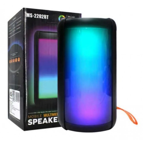 MS-2201/2202BT Portable Bluetooth LED lighting Speaker, 10*10*18 – Generic – Bluetooth Speaker