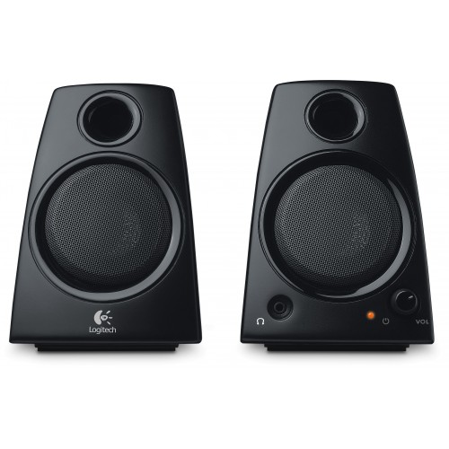 (Brown Box Certified) Logitech Z130 2.0 10W Speakers, Refurbished, 30-Day warranty – Refurbished – 2.0 pcs Speaker