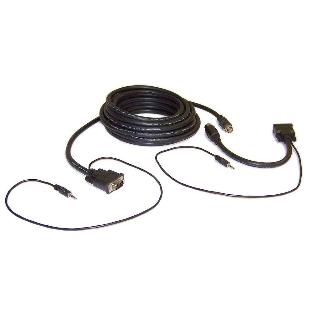 150ft SVGA Disconnecting Cable HD15 M/M + 3.5mm Audio CL2/FT4 – Generic – VGA Cable