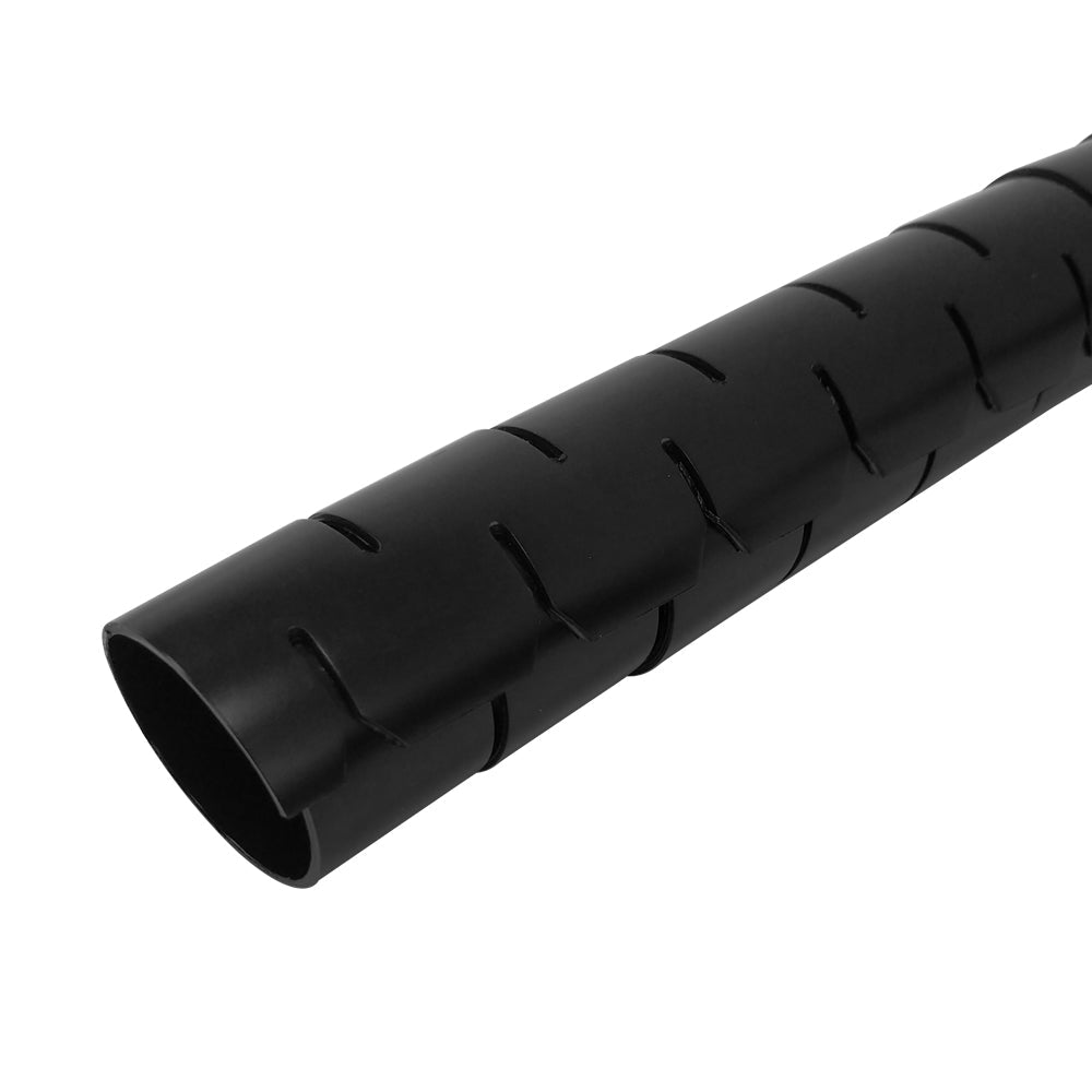 1.25 inch Split Spiral Wrap - Black (15ft) – Generic