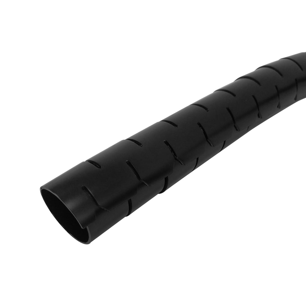 3/4 inch Split Spiral Wrap - Black (15ft) – Generic