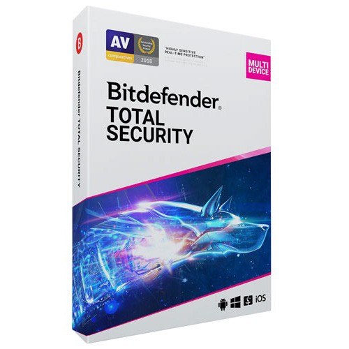 Bitdefender Total Security 5-Device 1-Year BIL with VPN 200MB/Day, PKC Retail, BIL (EN/FR) – Generic – Anti-Virus & Security