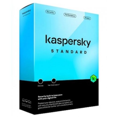 Kaspersky Standard 3-device - 1 year, Retail Box, PC/Mac/Android, English/French (Bilingual) – Anti-Virus & Security