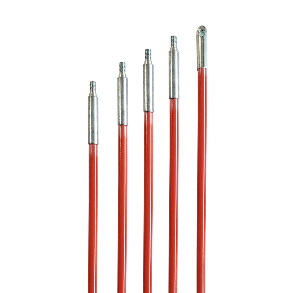 6ft Cable Pulling Rod Kit - 3/16" - Orange – Generic – Cable and Wire Pulling Tools