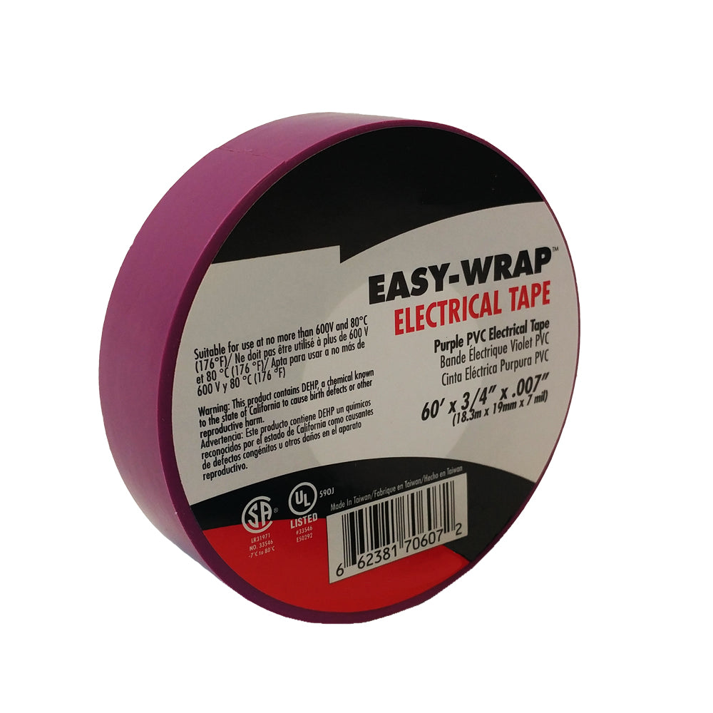 Electrical Tape 7mil 3/4 Wide 60ft Roll – Generic (photo 7)