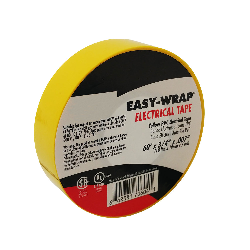 Electrical Tape 7mil 3/4 Wide 60ft Roll – Generic (photo 10)