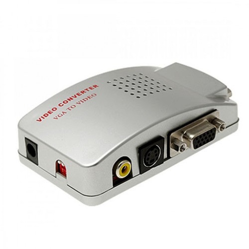 VGA to Svideo/Composite Converter Powered Retail Package – Generic – Converters