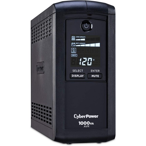 CyberPower Intelligent LCD CP1000AVRLCD 1000VA/600w Tower UPS – Cyber Power