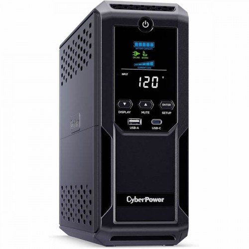 Cyberpower 1500VA/900W UPS 12-Outlets Mini Tower, New, CP1500AVRLCD3 – Cyber Power