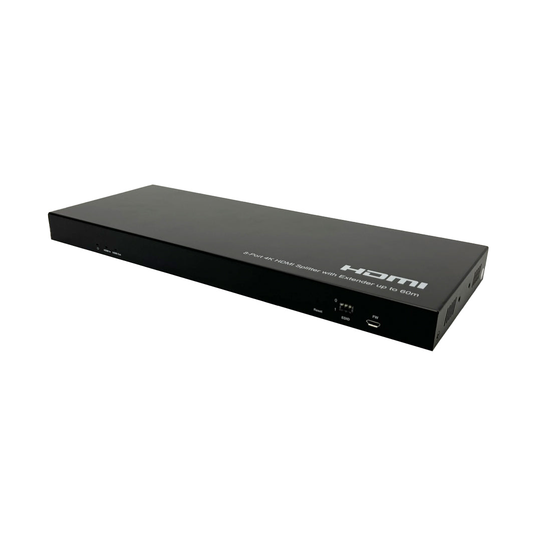 1x8 HDMI Splitter Extender - 60m (4K 60Hz 4:4:4) with Loop out & Receivers – Generic – Video Boxes (photo 2)