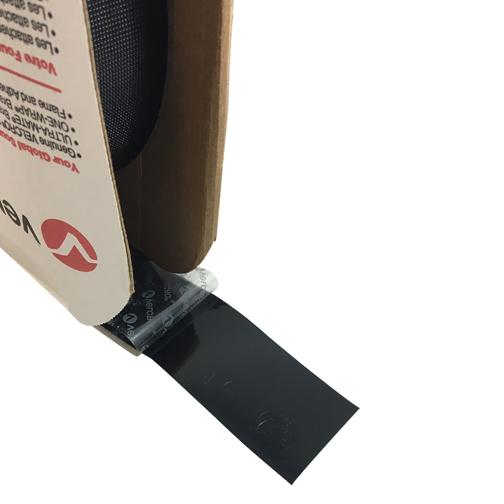 75ft 2 inch Velcro® Brand Loop 1000 Adhesive Back Wrap - Black (per roll) - Part No. 158505 – Generic – Hook-and-Loop Wraps & Fasteners (photo 2)