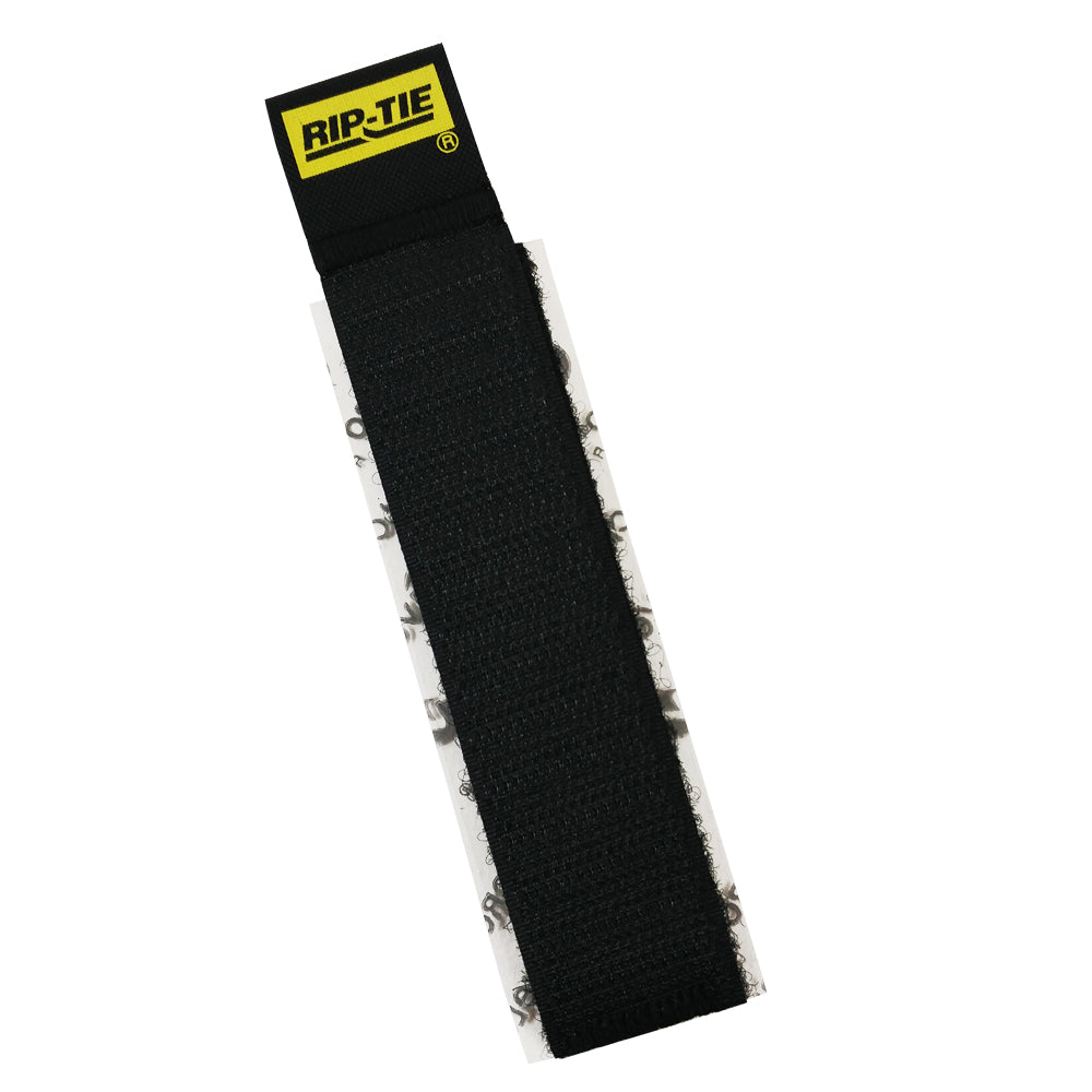 4 inch Rip-Tie CableCatch Adhesive Back Wrap - Black - Pack of 5 – Generic