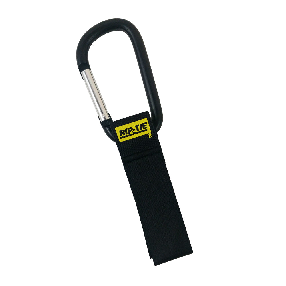 6 inch by 1 inch Rip-Tie Cable Carrier - Black - Pack of 2 – Generic – Hook-and-Loop Wraps & Fasteners