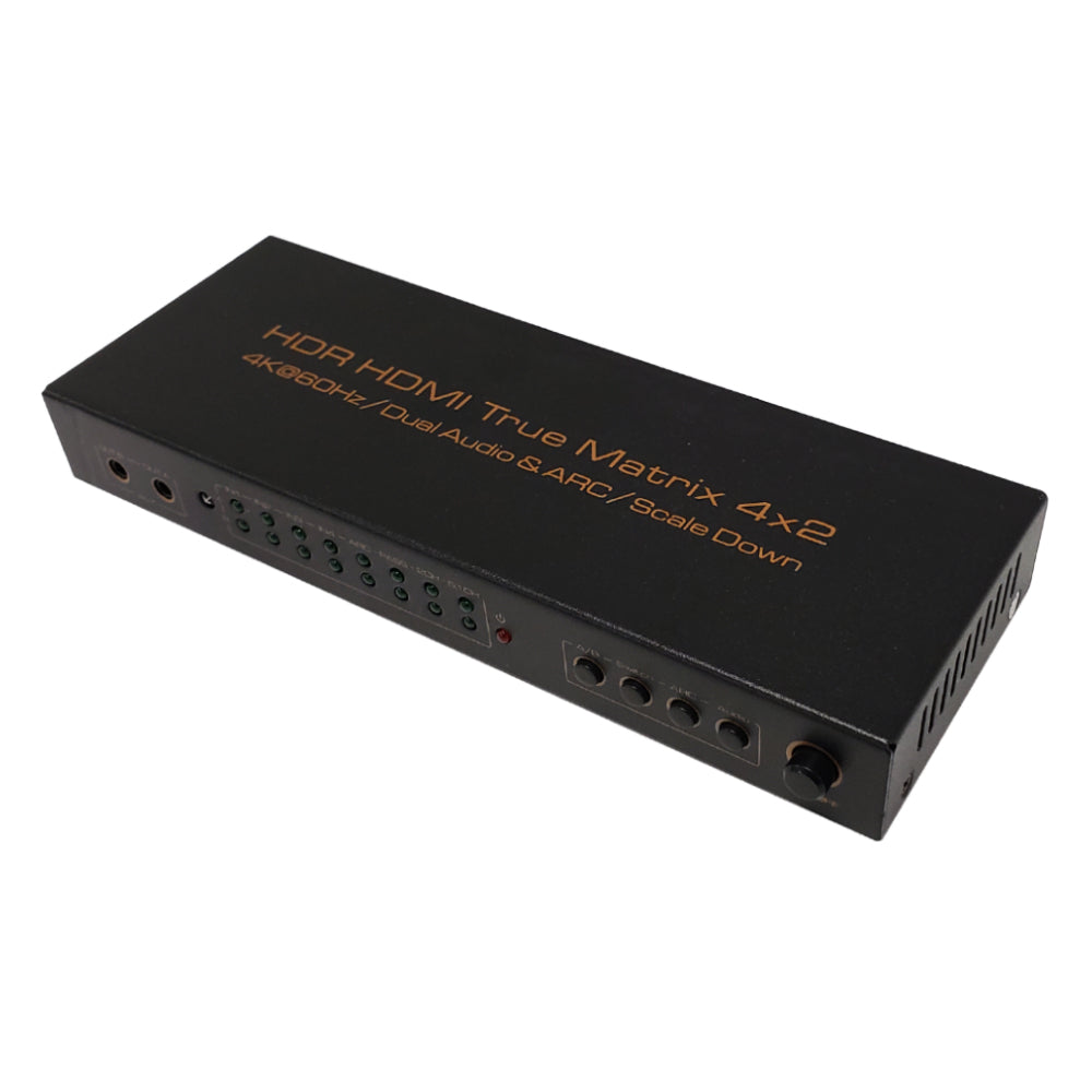 4x2 HDMI 4K Matrix - 4K*2K@60Hz - HDMI 2.0v - YUV 4:4:4 - IR Control – Generic