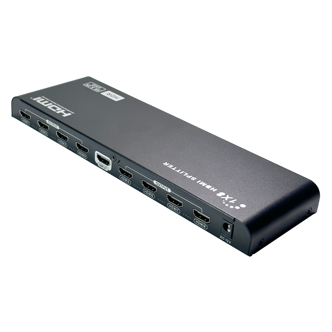 1x8 HDMI Splitter, 4Kx2K@60Hz, EDID, HDCP 2.2, YUV 4:4:4 – Generic – Video Boxes (photo 3)