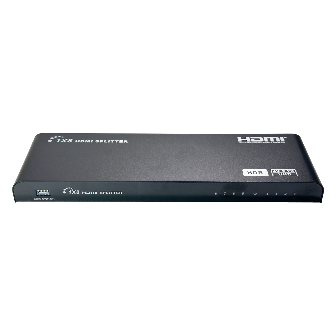 1x8 HDMI Splitter, 4Kx2K@60Hz, EDID, HDCP 2.2, YUV 4:4:4 – Generic