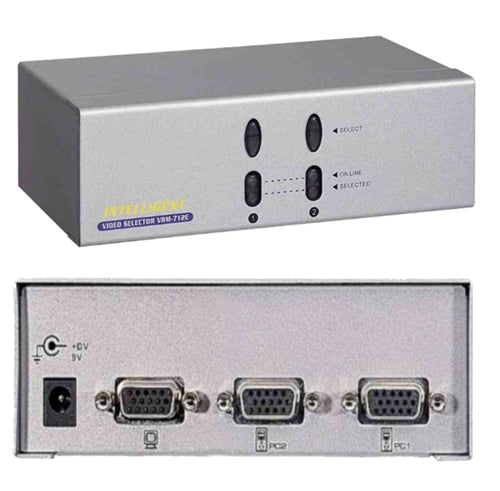2-Port VGA Video Switch (2 Inputs - 1 Output Selector) – Generic – Video Boxes