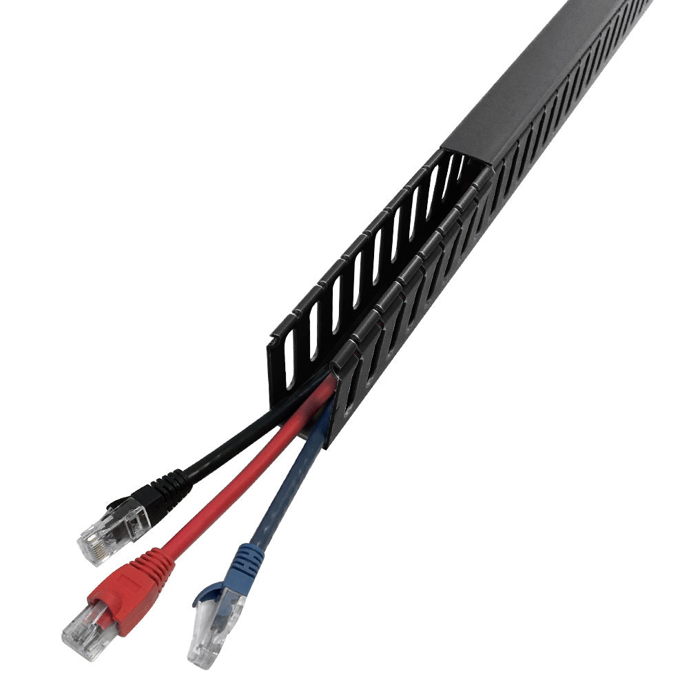 6ft Plastic Wiring Duct with Cover 1x2 – Generic (photo 2)