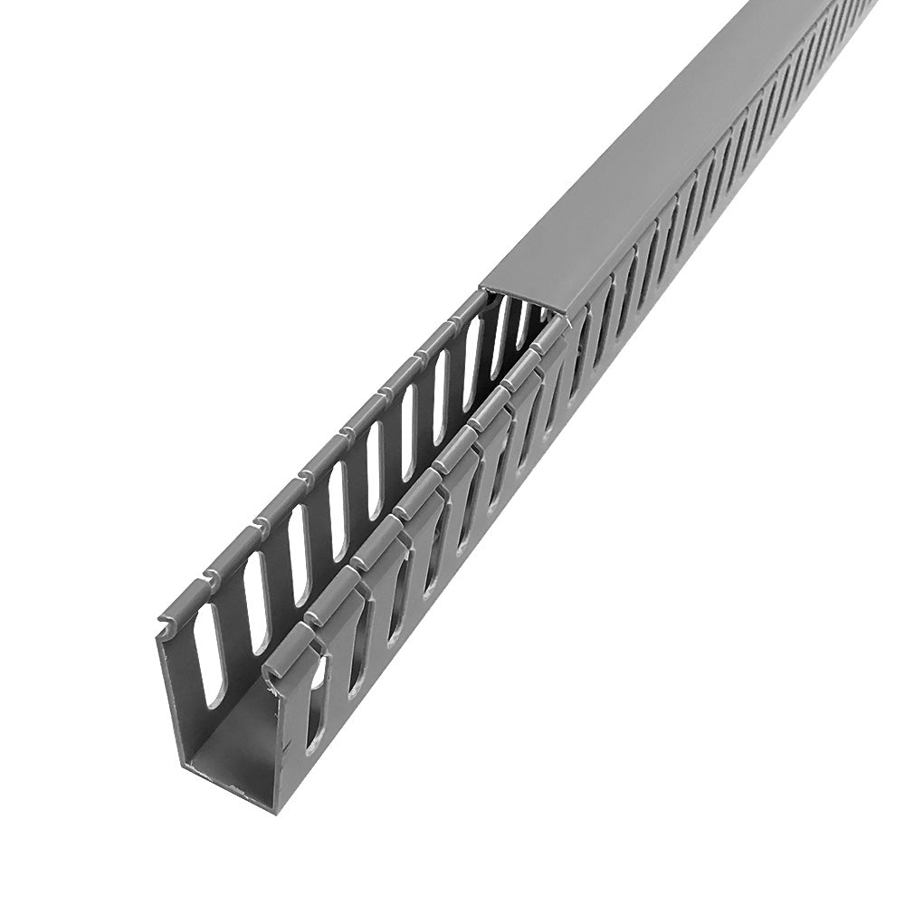 6ft Plastic Wiring Duct with Cover 1x2 – Generic (photo 4)
