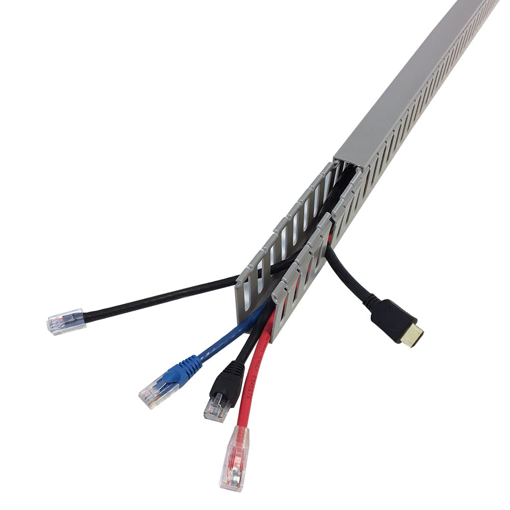 6ft Plastic Wiring Duct with Cover 1x2 – Generic (photo 5)