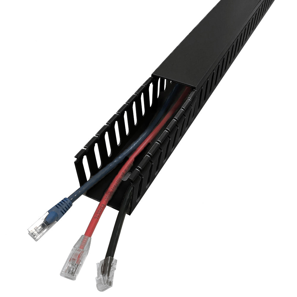 6ft Plastic Wiring Duct with Cover 2x2 – Generic (photo 2)