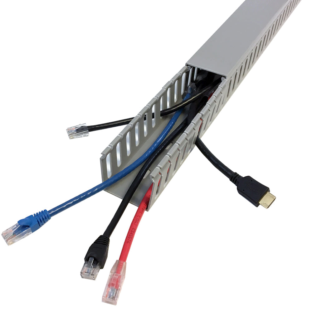 6ft Plastic Wiring Duct with Cover 2x2 – Generic (photo 5)