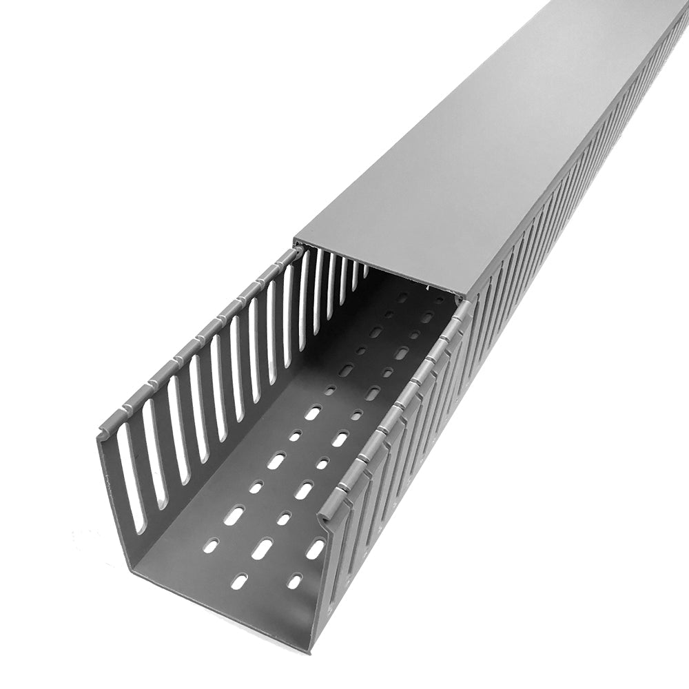 6ft Plastic Wiring Duct with Cover 4x4 – Generic (photo 3)