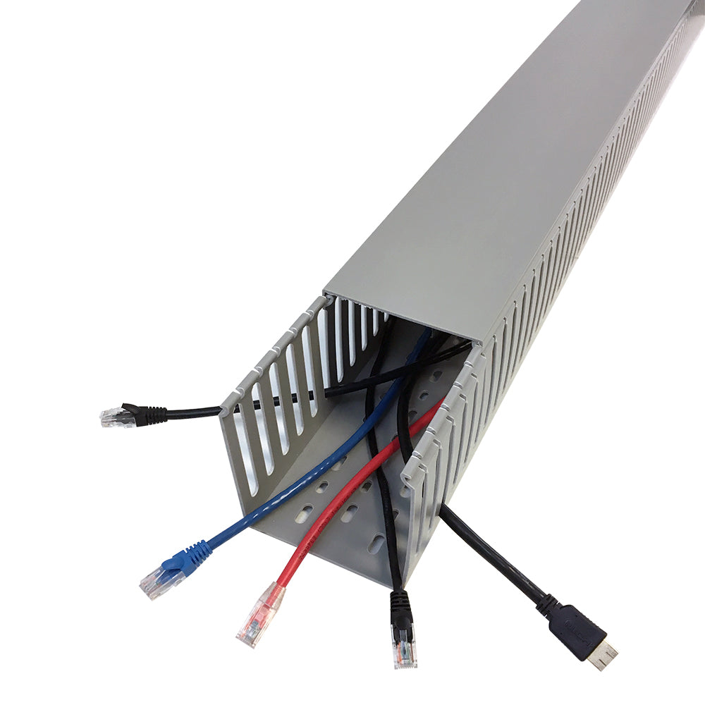 6ft Plastic Wiring Duct with Cover 4x4 – Generic (photo 4)
