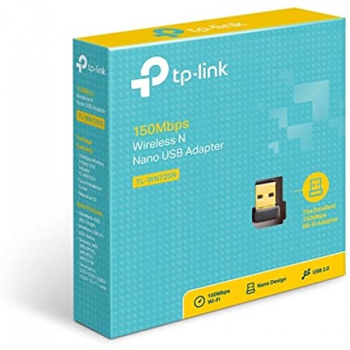 TP-Link WN725N 150Mbps Wireless N Nano USB Adapter N150 – USB Adapters