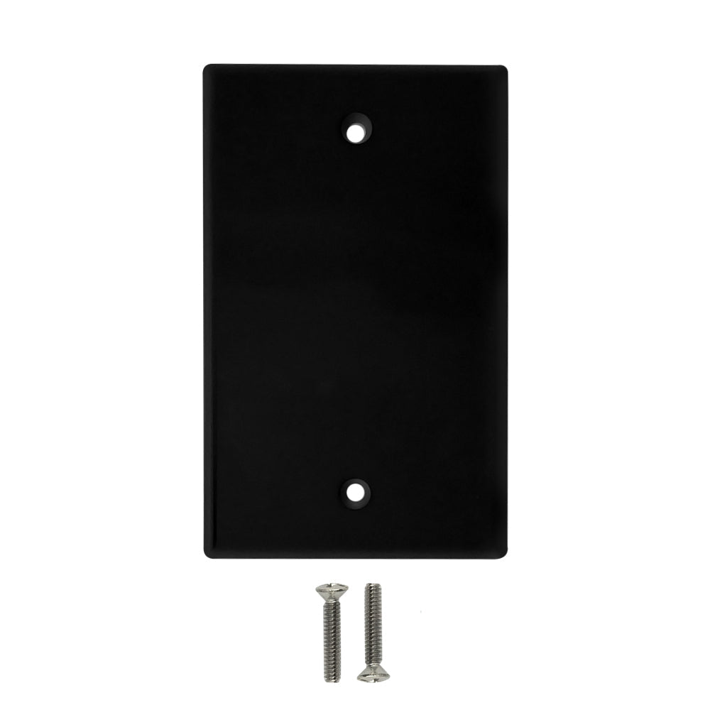 Wall Plate, Solid - Black – Generic – Standard Wall Plates