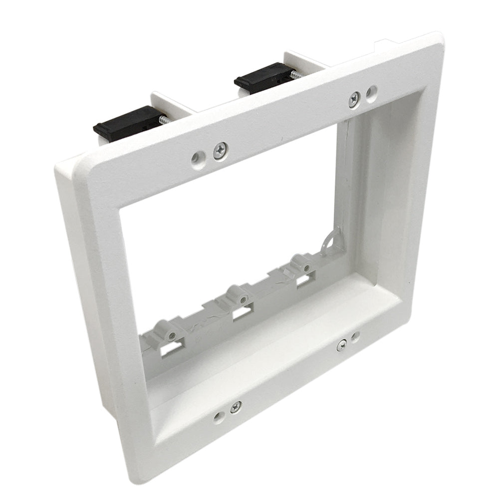 Recessed Drywall Clip - Plastic, Triple Gang, Pre/Post Construction – Generic – Low Voltage Clips